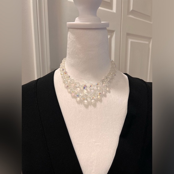 Crystal Multi Strand Necklace - Picture 1 of 8